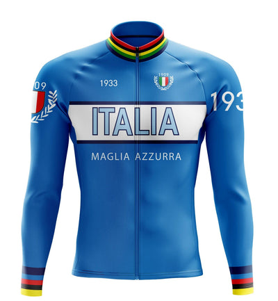 Montella Cycling Long Sleeve Italia Long Sleeve Cycling Jersey