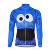 Montella Cycling Long Sleeve Men's Cookie Monster Long Sleeve Cycling Jersey