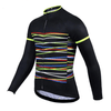 Montella Cycling Long Sleeve Men's Lines Long Sleeve Cycling Jersey