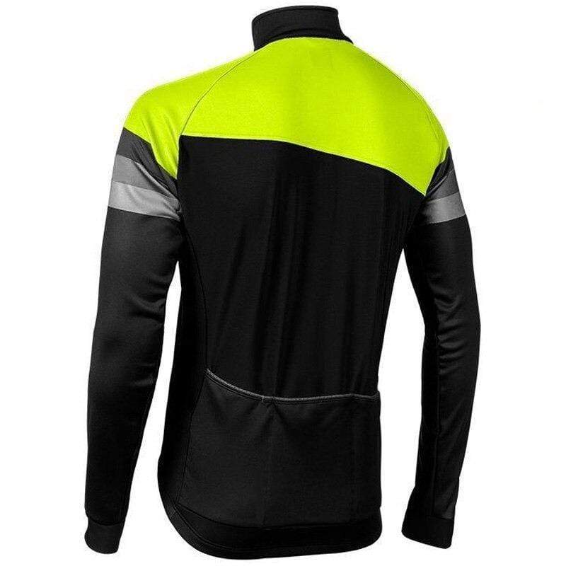 Montella Cycling Long Sleeve Men's Striped Long Sleeve Cycling Jersey