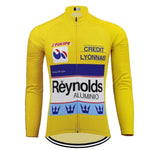 Montella Cycling Long Sleeve No Fleece / XXS / Yellow Reynolds Retro Long Sleeve Cycling Jersey