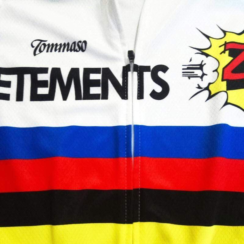 春のコレクション Vetements Retro Team Cycling Montella – Jersey Sleeve Long Z トップス