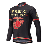 Montella Cycling Long Sleeve USMC Veteran Long Sleeve Cycling Jersey