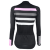 Montella Cycling Long Sleeve Women's Black Classy Long Sleeve Cycling Jersey