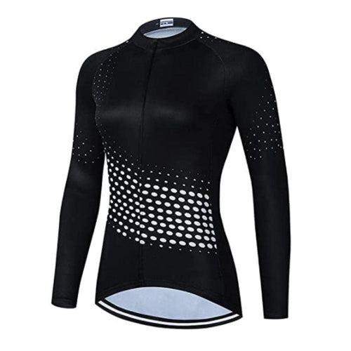 Montella Cycling Long Sleeve Women's Black Long Sleeve Jersey