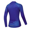 Montella Cycling Long Sleeve Women's Blue Long Sleeve Jersey