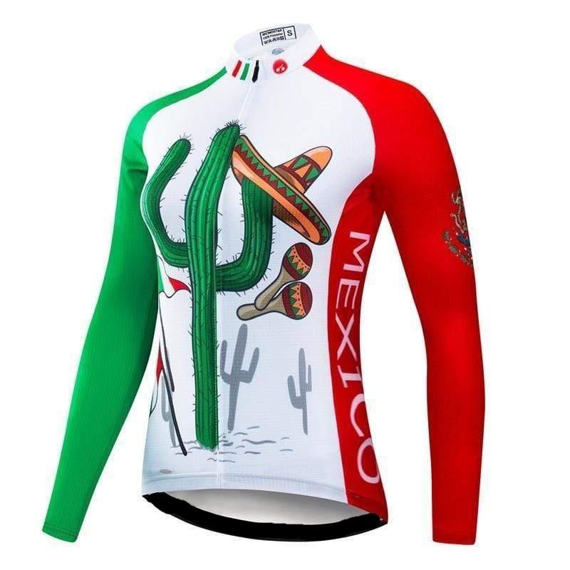 Montella Cycling Long Sleeve Women's Mexico Long Sleeve Jersey