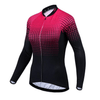 Montella Cycling Long Sleeve Women's Pink Gradient Long Sleeve Jersey