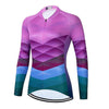 Montella Cycling Long Sleeve Women's Pink Gradient Long Sleeve Jersey
