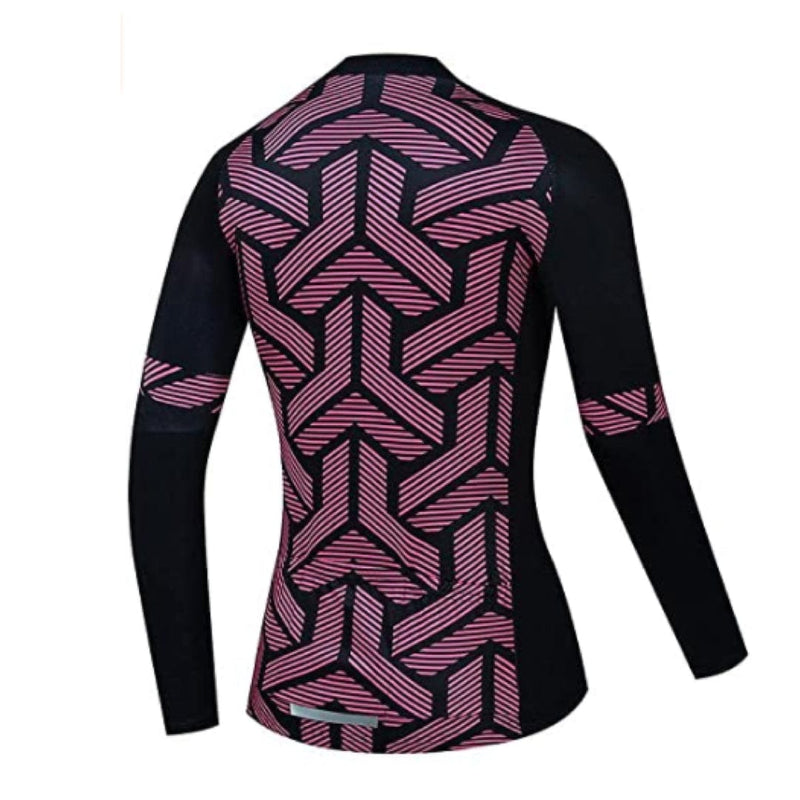 Montella Cycling Long Sleeve Women's Pink Long Sleeve Jersey