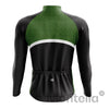 Montella Cycling Men Long Sleeve Men's Dark Green Long Sleeve Cycling Jersey