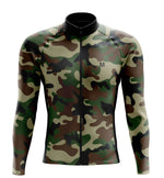 Montella Cycling Men's Camouflage Long Sleeve Cycling Jersey