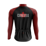 Montella Cycling Men's Canada Long Sleeve Cycling Jersey
