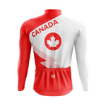 Montella Cycling Men's Canada Team Long Sleeve Cycling Jersey