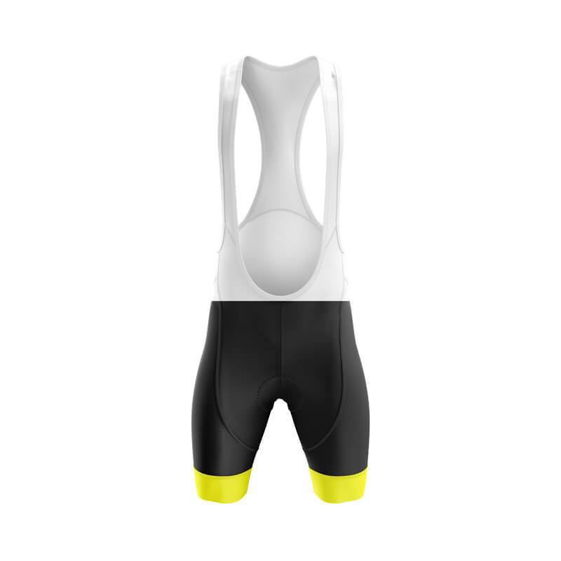 Montella Cycling Men's Cycling Bib Shorts with Yellow detail