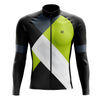 Montella Cycling Men's Green Long Sleeve Cycling Jersey