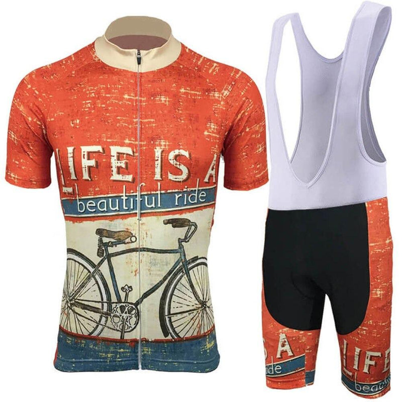 Montella Cycling Men's Life is Beautiful Ride Cycling Jersey or Bibs