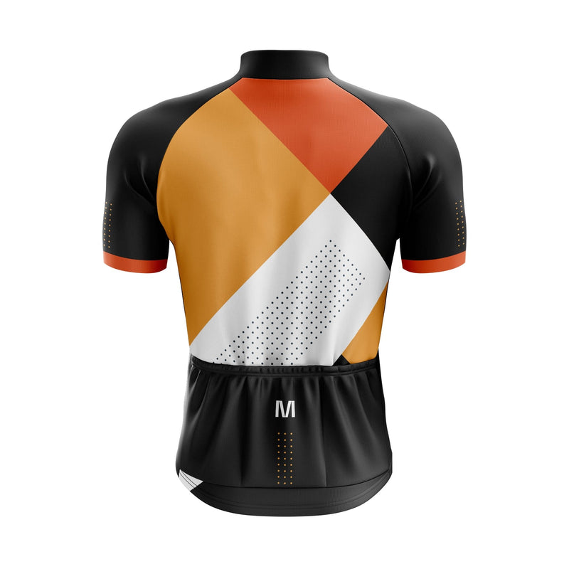 Montella Cycling Men's Orange Flex Cycling Jersey