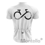Montella Cycling Men's White Cycling Forever Infinity Jersey or Bib Shorts