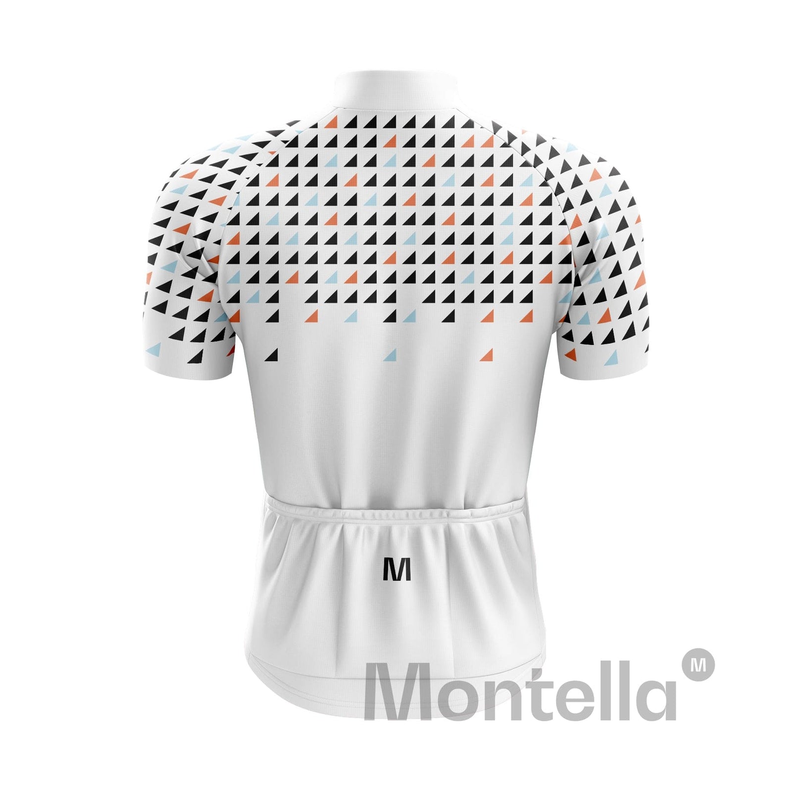 Montella Cycling Men's White Cycling Jersey