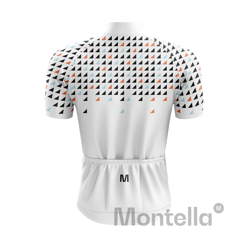 Montella Cycling Men's White Cycling Jersey