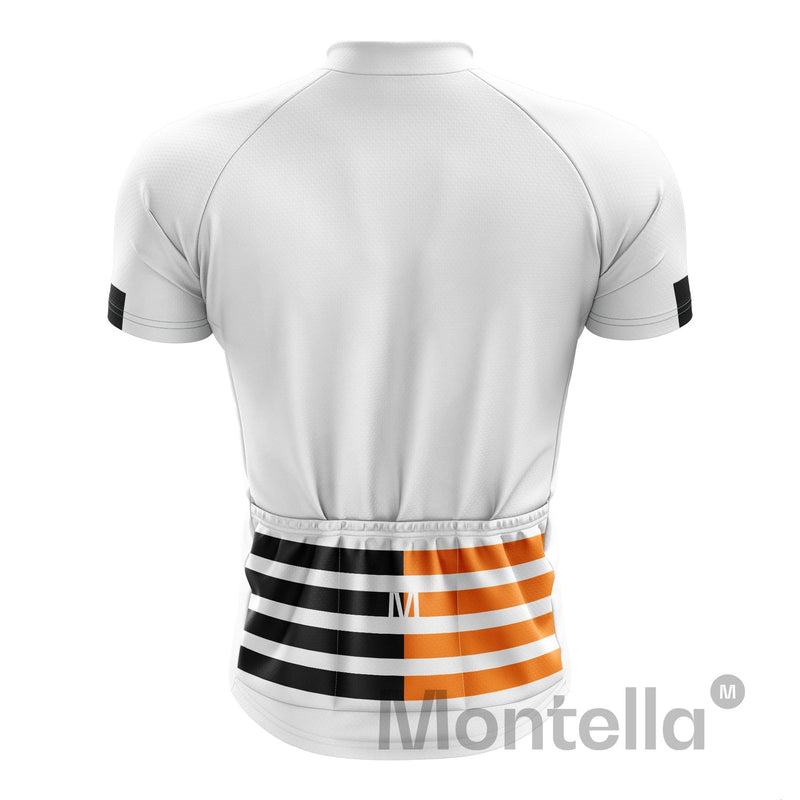 Montella Cycling Men's White Lines Cycling Jersey
