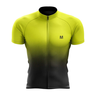 Montella Cycling Men's Yellow Gradient Cycling Jersey
