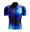 Montella Cycling Men SS Jersey Men's Blue Waves Cycling Jersey