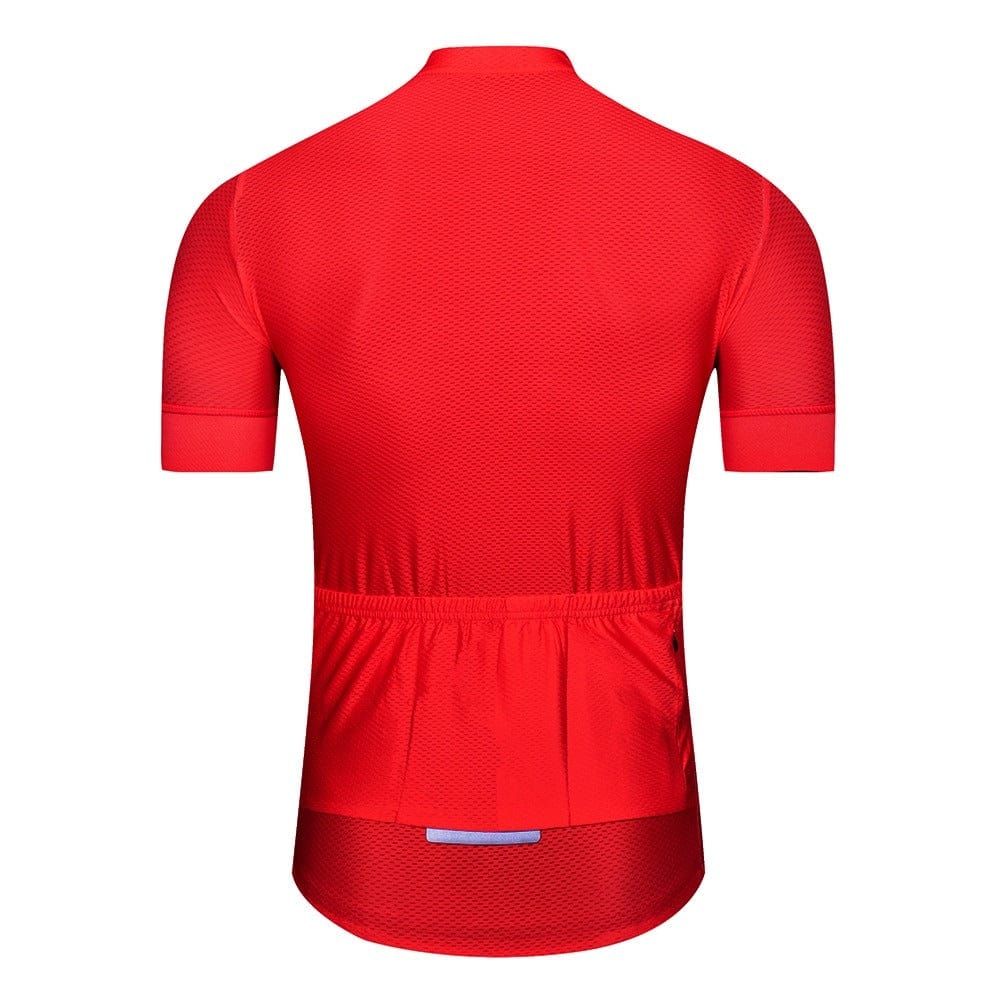 Red Color Intense Cycling Jersey