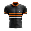 Montella Cycling S / Jersey Only Men's Orange Lines Jersey or Bibs