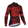 Montella Cycling S / Long Sleeve Jersey / Polyster Red Lines Winter Cycling Jersey or Bib Pants