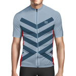 Montella Cycling S Men's Grey Red Cycling Jersey