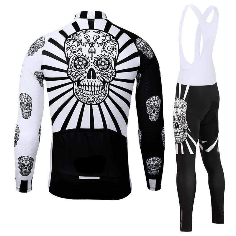Montella Cycling Skull Long Sleeve Cycling Jersey or Bib Pants