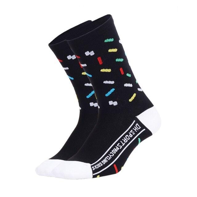 Montella Cycling Socks Blcak White / EU 38-45 US 6-11.5 Sprinkles Professional Compression Socks