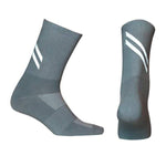 Montella Cycling Socks Gray / EUR 38-45 US 6-11 Highly Reflective Professional Cycling Socks