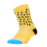 Montella Cycling Socks Orange Professional Cycling Compression Socks Dots