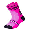 Montella Cycling Socks Pink Professional Cycling Compression Socks Sporty