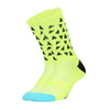 Montella Cycling Socks Yellow Professional Cycling Compression Socks Dots