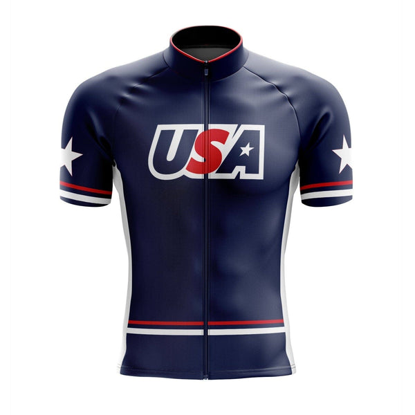 Dominican Republic Flag Short Sleeve Cycling Jersey for Men - Size 4XL 