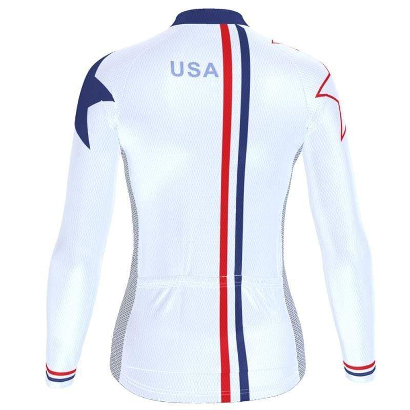 Montella Cycling Women's America Long Sleeve Cycling Jersey