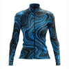 Montella Cycling Women's Blue Spinet Long Sleeve Cycling Jersey