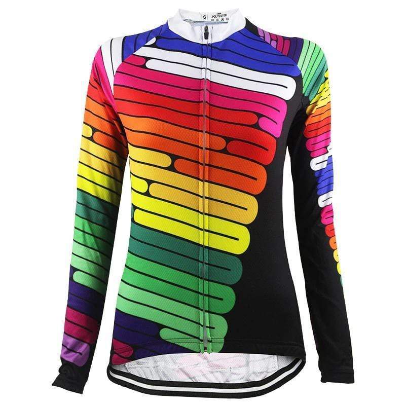 Montella Cycling Women's Colorful Long Sleeve Cycling Jersey