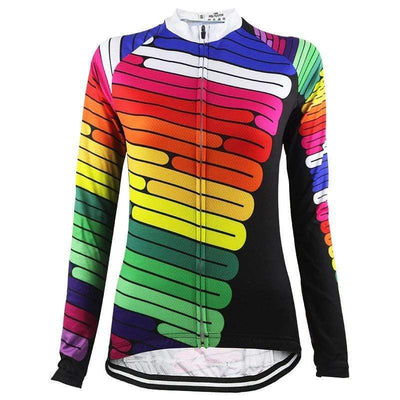 Montella Cycling Women's Colorful Long Sleeve Cycling Jersey