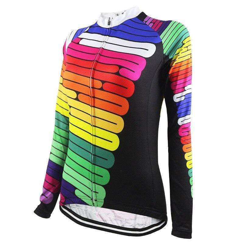 Montella Cycling Women's Colorful Long Sleeve Cycling Jersey