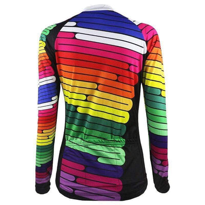 Montella Cycling Women's Colorful Long Sleeve Cycling Jersey