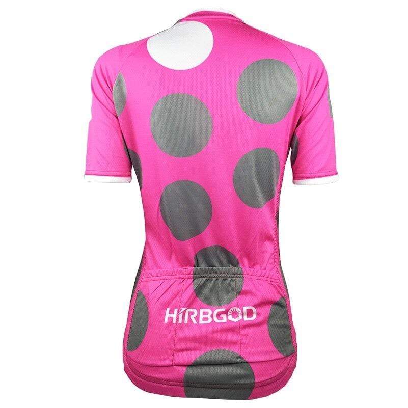 Montella Cycling Women's Pink Dots Cycling Jersey