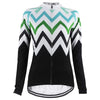 Montella Cycling Women's Zig Zag Long Sleeve Cycling Jersey