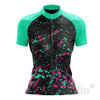 Montella Cycling XS / Mint Sleeves Women's Mint Splash Cycling Jersey