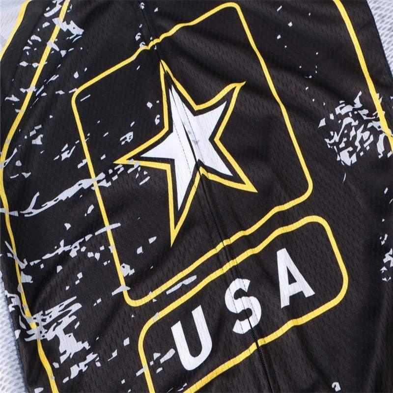 top-cycling-wear American Army Cycling Jersey