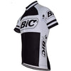 top-cycling-wear Cycling Jersey Men's Retro Black Bic Short Sleeve Cycling Jersey